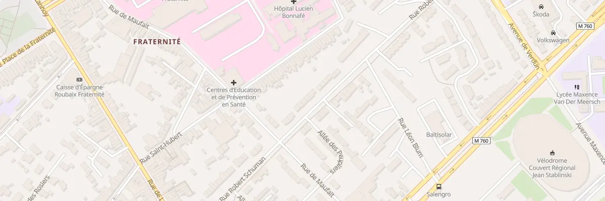 Plan du 79 Rue Robert Schuman à Roubaix