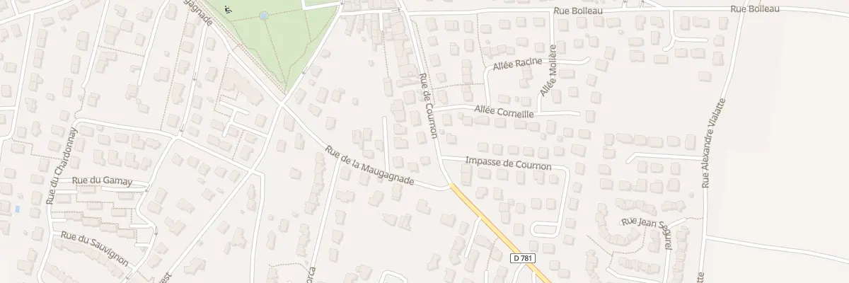 Plan du 28 Rue de Cournon à Lempdes