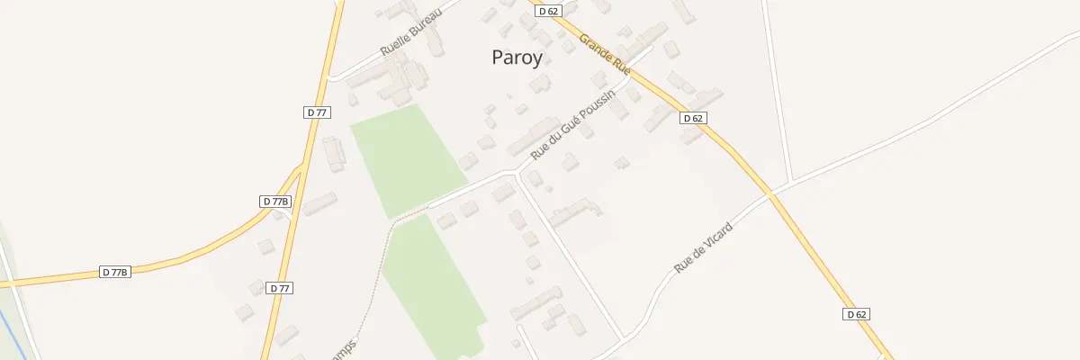 Plan du 5 Rue du Gué Poussin à Paroy
