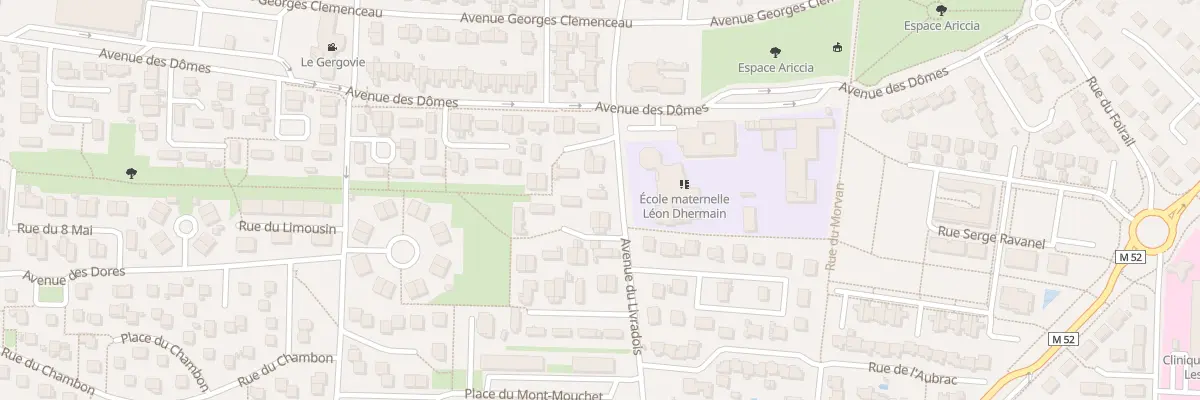 Plan du 62 Av du Livradois à Cournon-d’Auvergne