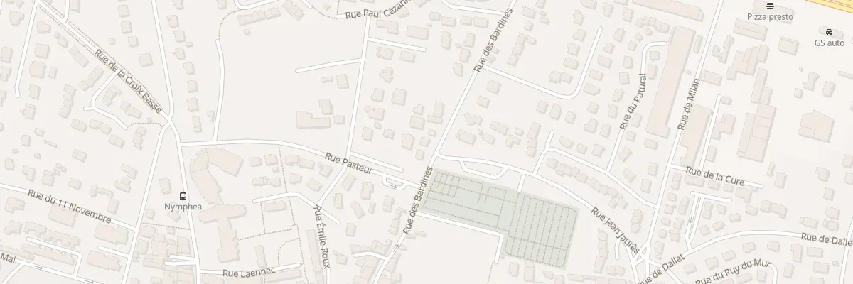 Plan du 39T Rue des Bardines à Lempdes
