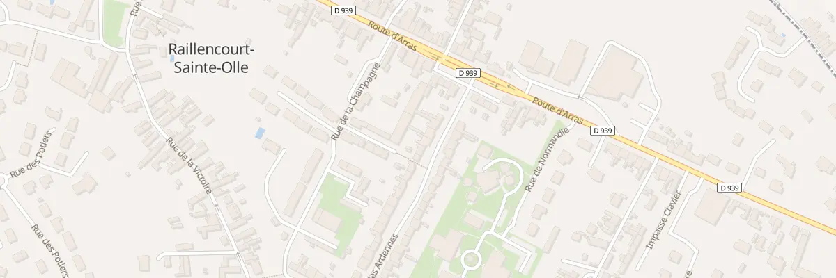 Plan du 16 Rue des Ardennes à Raillencourt-Sainte-Olle