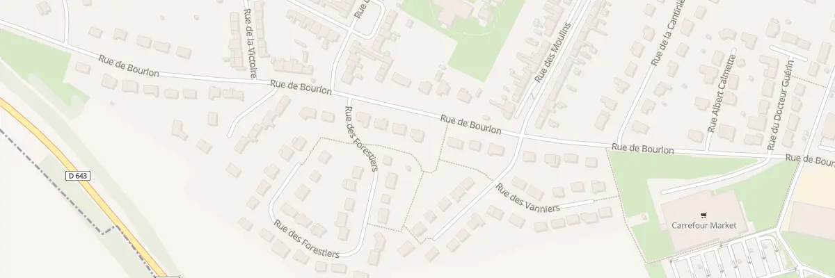 Plan du 726 Rue de Bourlon à Raillencourt-Sainte-Olle