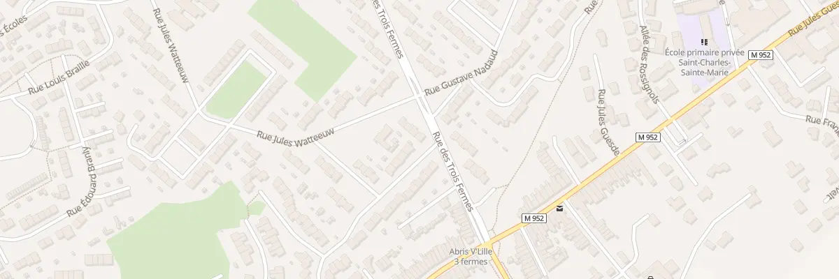 Plan du 11 Rue des Trois Fermes à Hem
