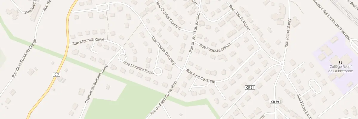 Plan du 24 Rue du Fond du Ravillon à Pont-sur-Yonne