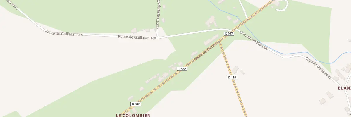 Plan du 22 Rte de Blanzat à Fleuriel