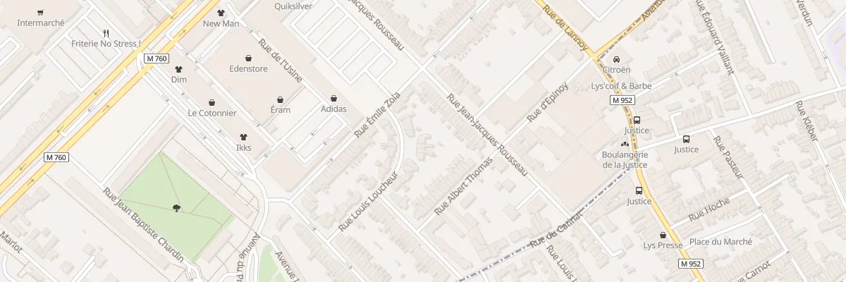 Plan du 5 Rue Louis Loucheur à Roubaix