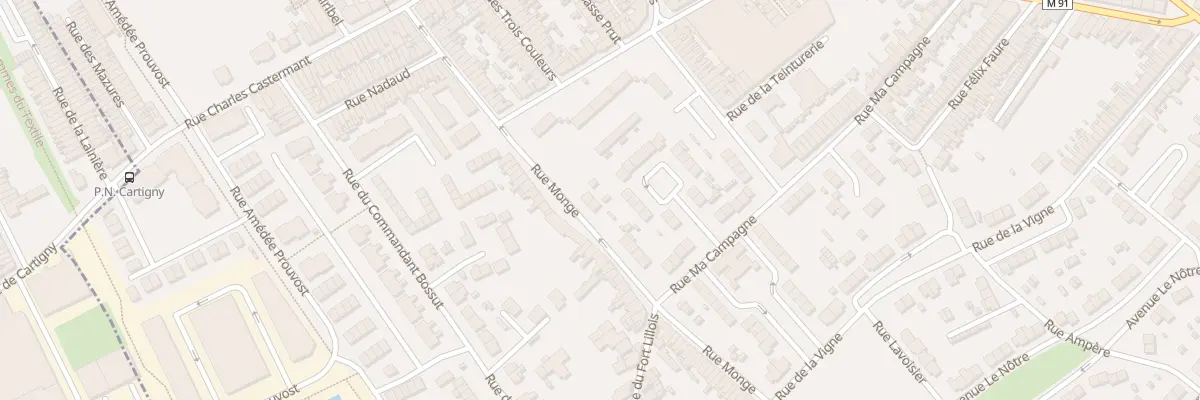 Plan du 63 Rue Monge à Wattrelos