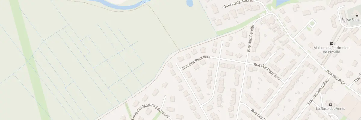 Plan du 22 Rue des Peupliers à Proville