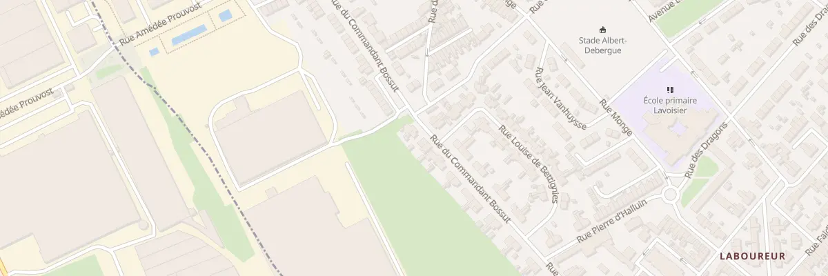 Plan du 83 Rue du Commandant Bossut à Wattrelos