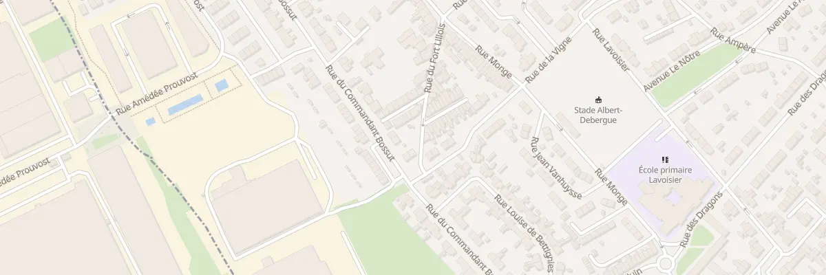 Plan du 36 Rue du Fort Lillois à Wattrelos