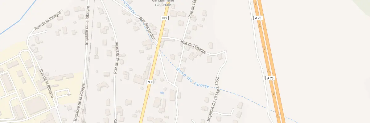 Plan du 2 Rue de l’Egalité à Massiac