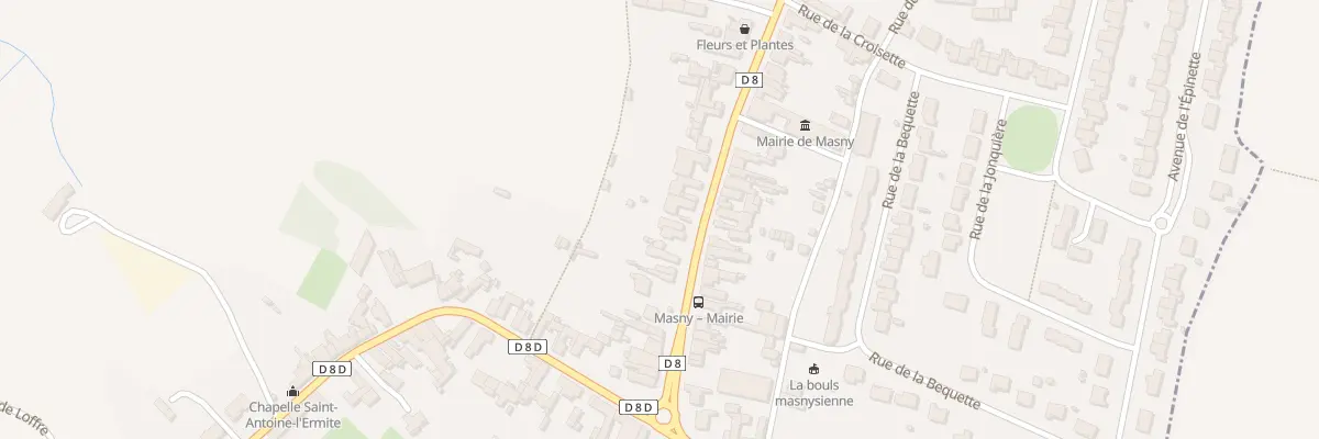 Plan du 20 Rue Fauqueux à Masny