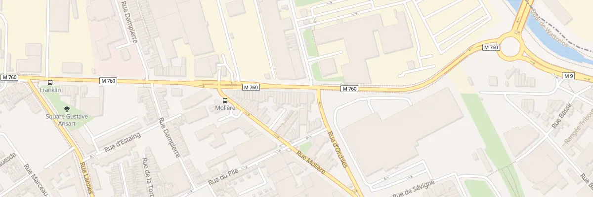 Plan du 206 Bd Beaurepaire à Roubaix