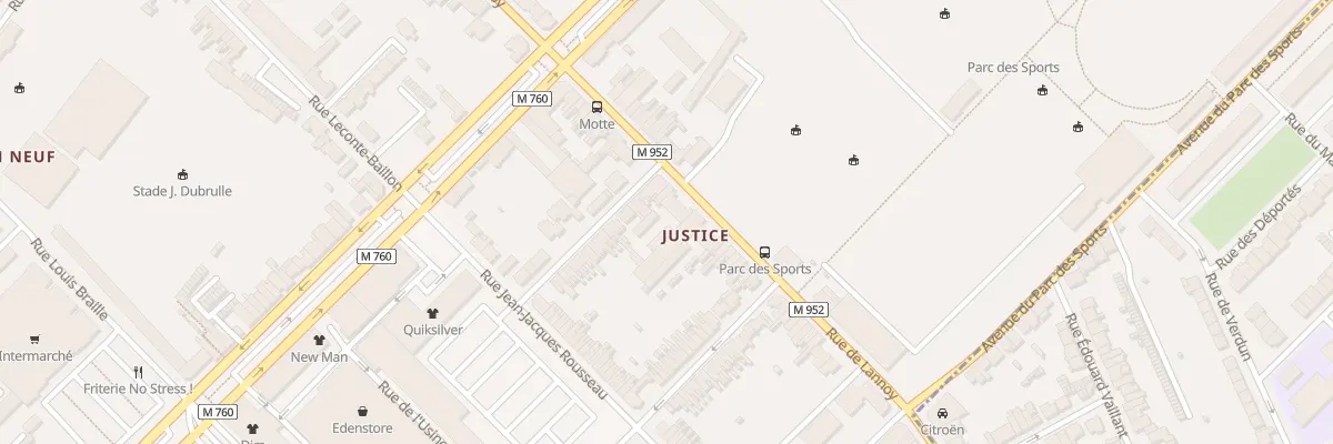 Plan du 598 Rue de Lannoy à Roubaix
