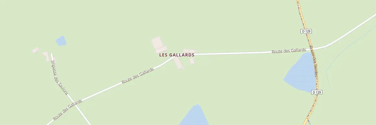 Plan du 5002 Les Gallards à Cressanges