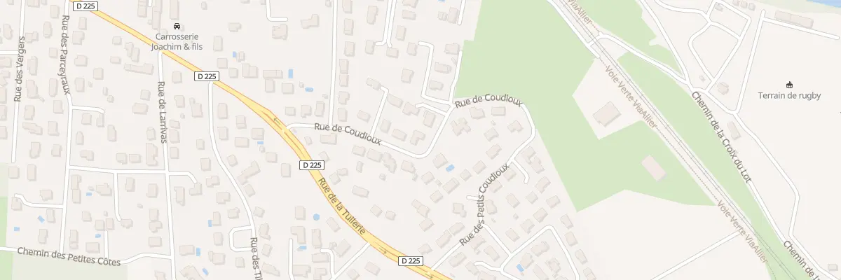 Plan du 15 Rue de Coudioux aux Martres-de-Veyre