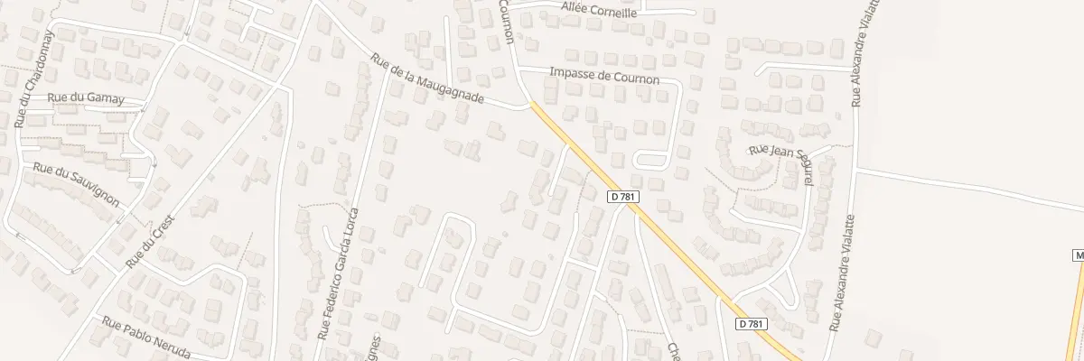 Plan du 36 Rue de Cournon à Lempdes