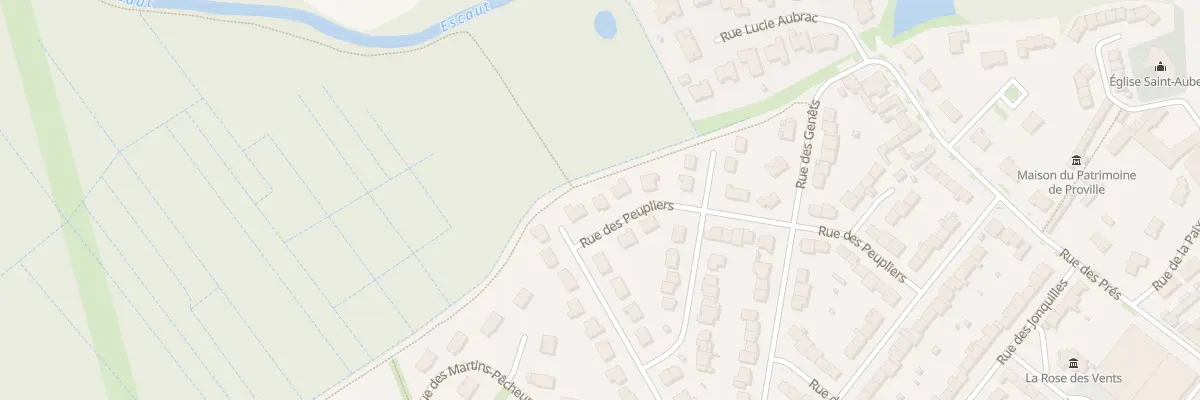 Plan du 20 Rue des Peupliers à Proville