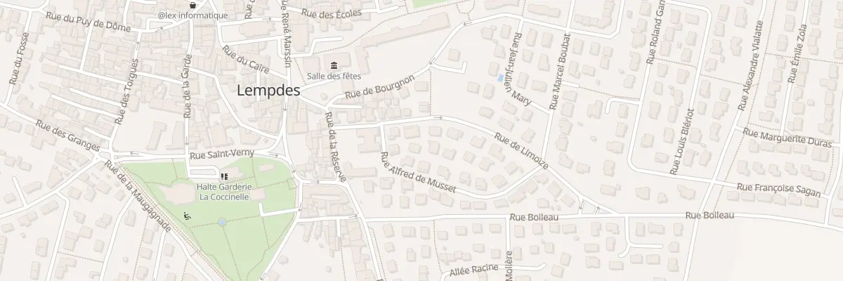 Plan du 9 Rue de Limoize à Lempdes