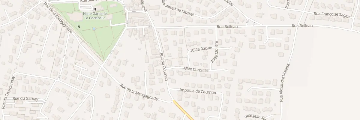 Plan du 1B All Racine à Lempdes