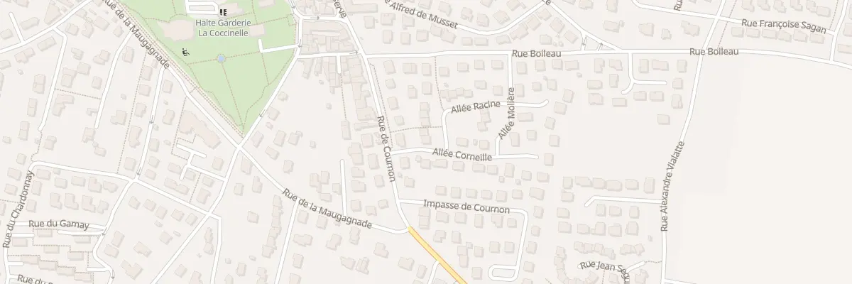 Plan du 1 All Racine à Lempdes