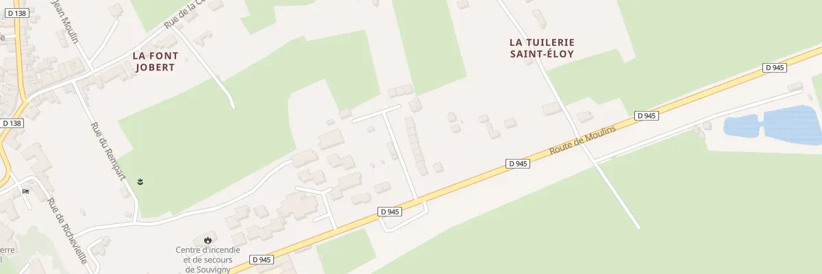 Plan du 14 Imp de la Cité Flore à Souvigny