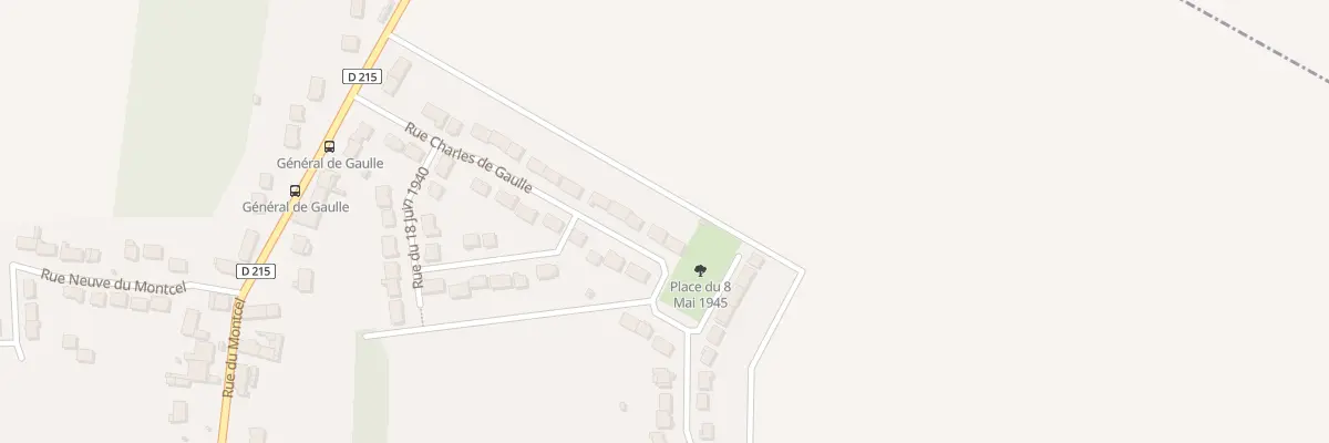 Plan du 23 Rue Charles de Gaulle à Chevru