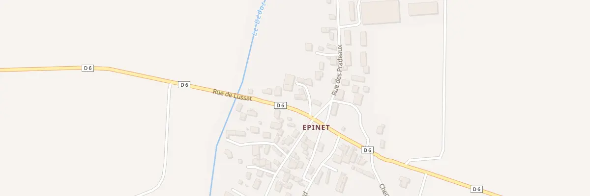 Plan du 1 All de l’Ecole, Epinet à Saint-Beauzire