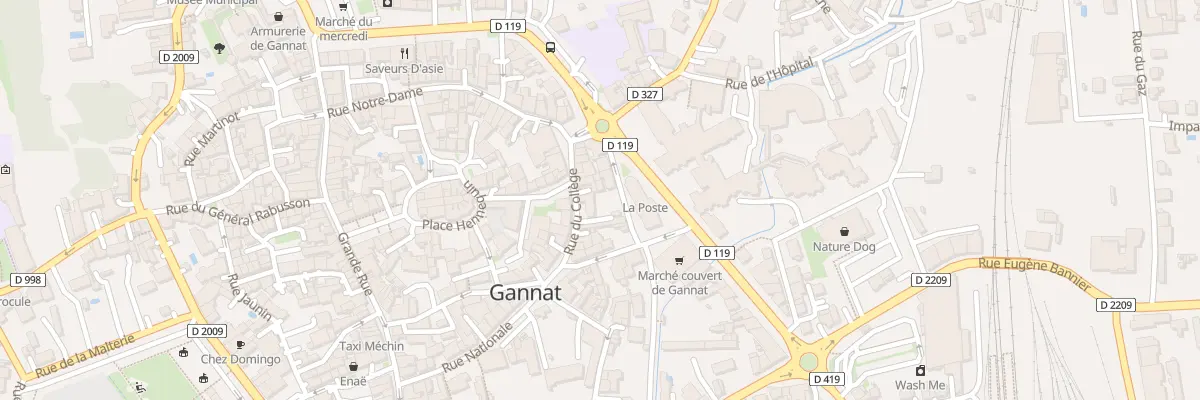 Plan du 11 Rue du Collège à Gannat