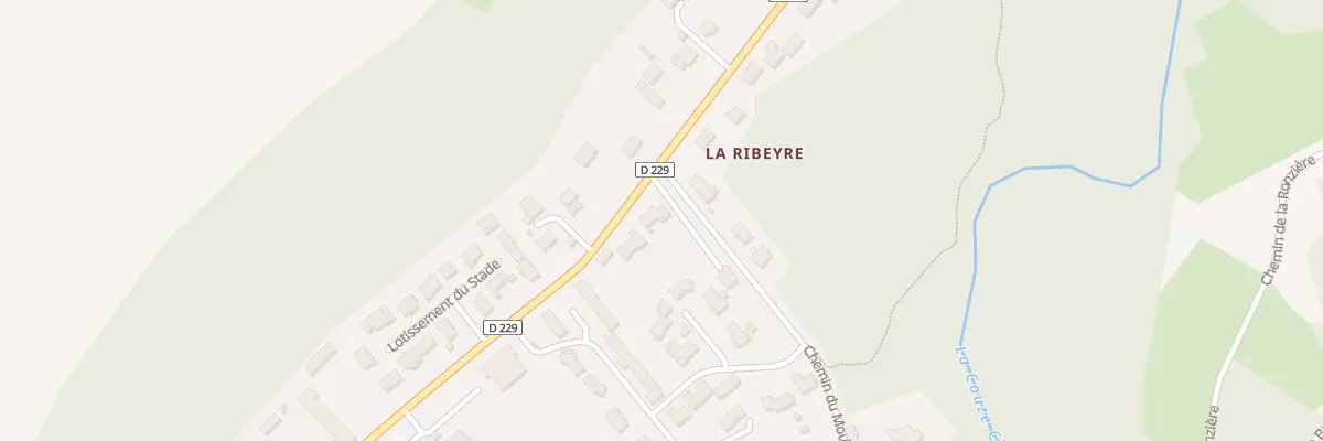 Plan du 33B Rte de Champeix à Coudes