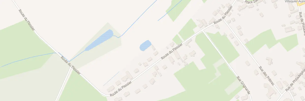 Plan du 20 Rte du Plessier à Villequier-Aumont