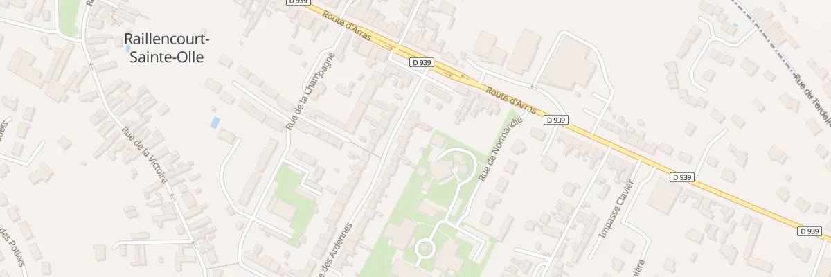 Plan du 13 Rue des Ardennes à Raillencourt-Sainte-Olle