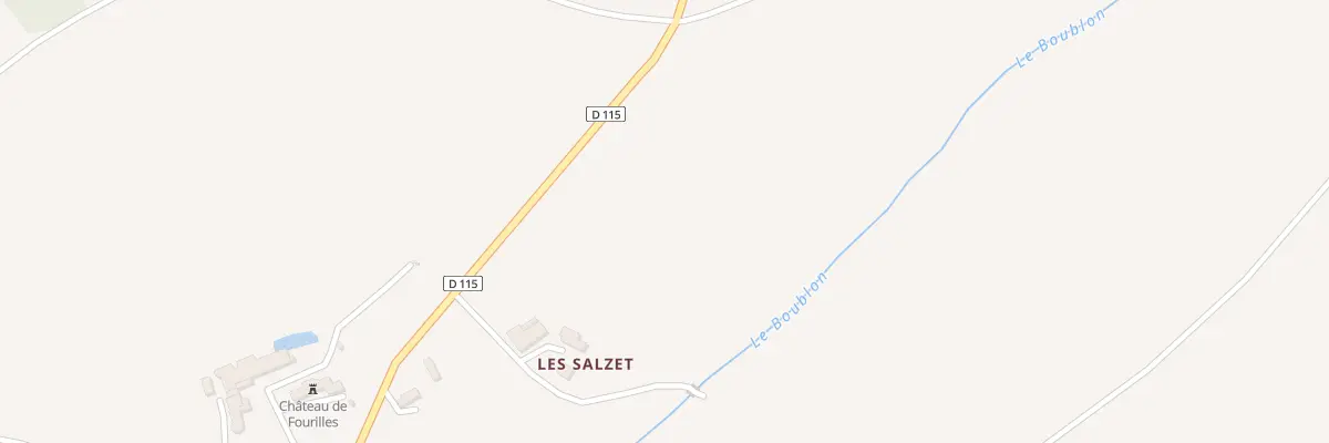 Plan du 20 Rte de Saint-pourçain à Fourilles