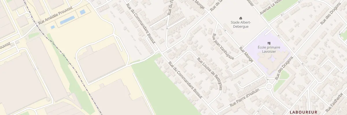 Plan du 80 Rue du Commandant Bossut à Wattrelos