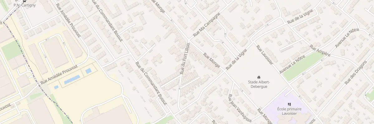 Plan du 9 Rue du Fort Lillois à Wattrelos