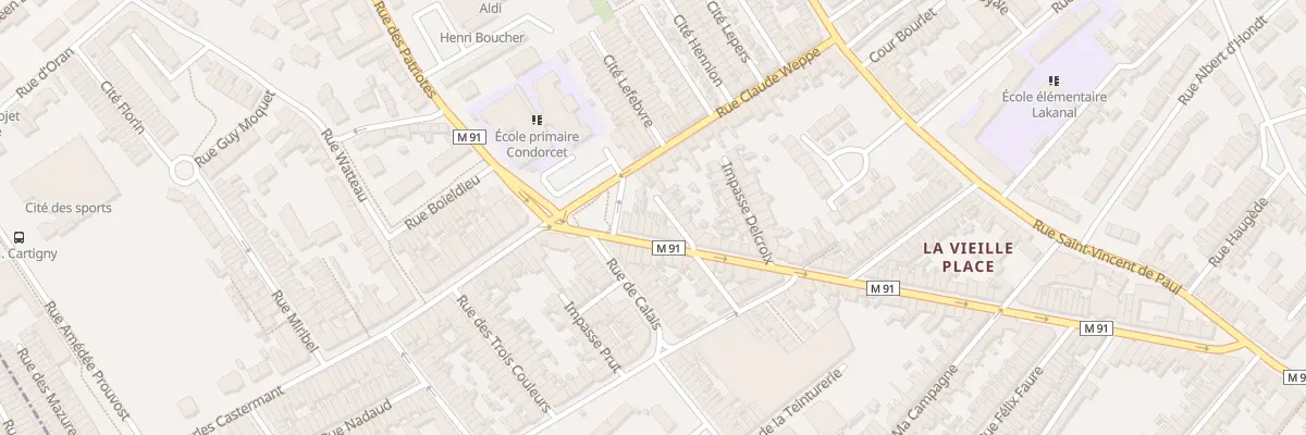Plan du 178 Rue Henri Briffaut à Wattrelos