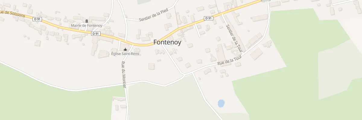 Plan du 7 Rue des Jardinages à Fontenoy