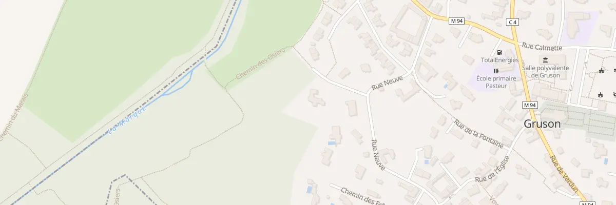 Plan du 1 Che du Marais à Gruson
