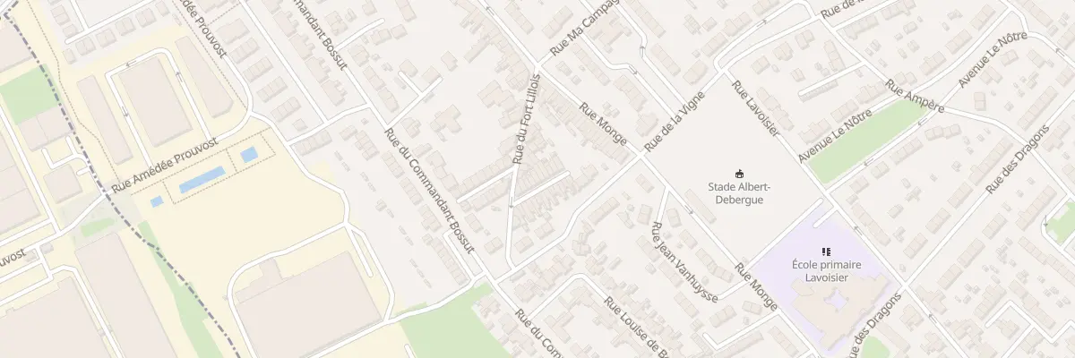Plan du 31 Rue du Fort Lillois à Wattrelos