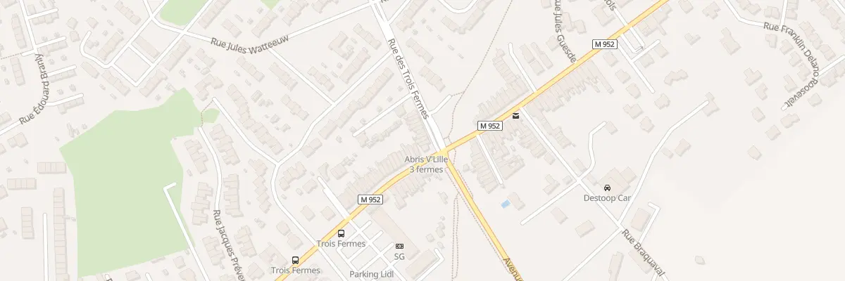 Plan du 2 Rue des Trois Fermes à Hem