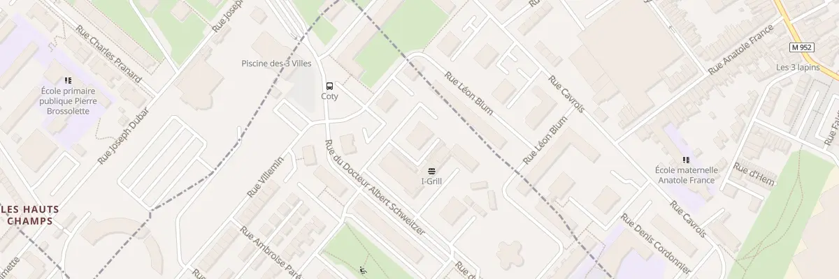 Plan du 200 Rue du Docteur A Schweitzer à Hem