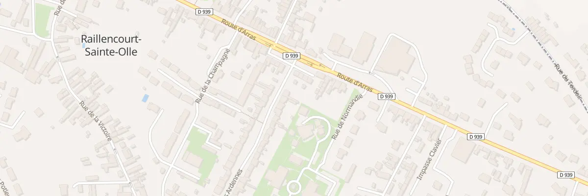 Plan du 9 Rue des Ardennes à Raillencourt-Sainte-Olle