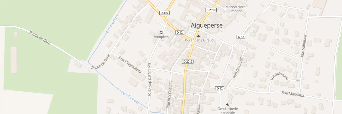 Plan du 14 Rue aux Chevrils à Aigueperse