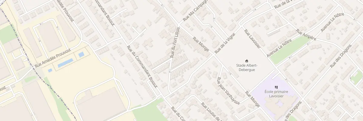Plan du 35 Rue du Fort Lillois à Wattrelos