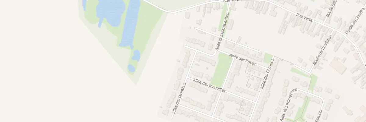 Plan du 4 All des Jacinthes à Masnières