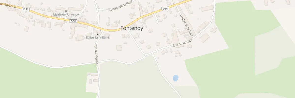 Plan du 14 Rue de la Tour à Fontenoy