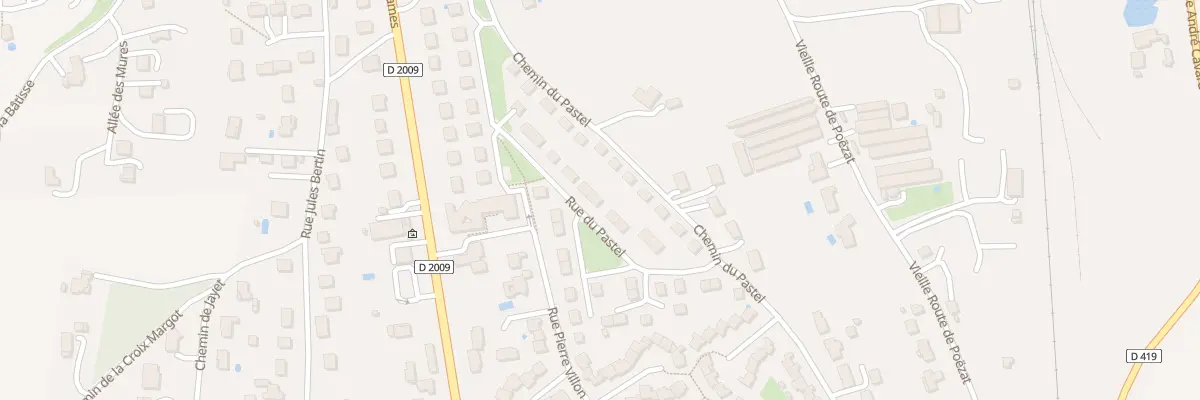 Plan du 13 Rue du Pastel à Gannat