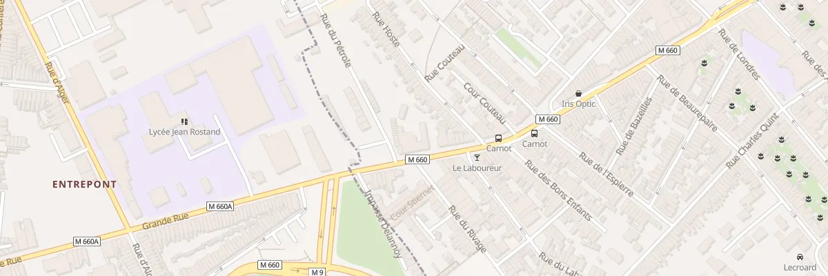 Plan du 328 Rue Carnot à Wattrelos