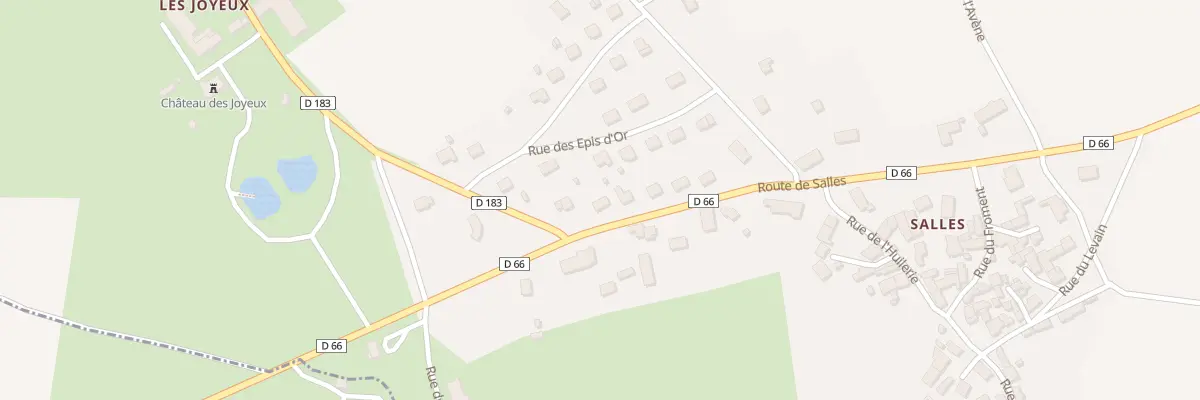 Plan du 11 Rte de Salles à Saint-Germain-de-Salles